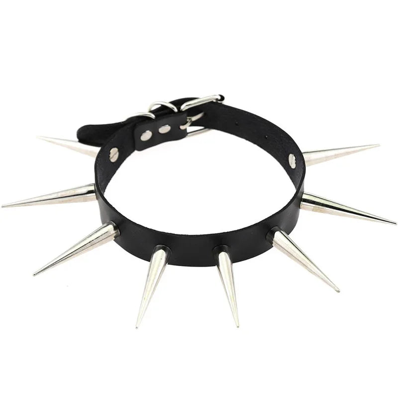 Big Long Spiked Choker