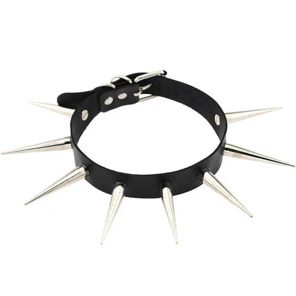 Big Long Spiked Choker