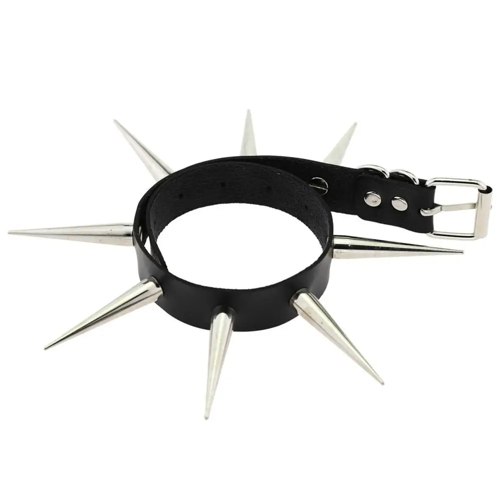 Big Long Spiked Choker