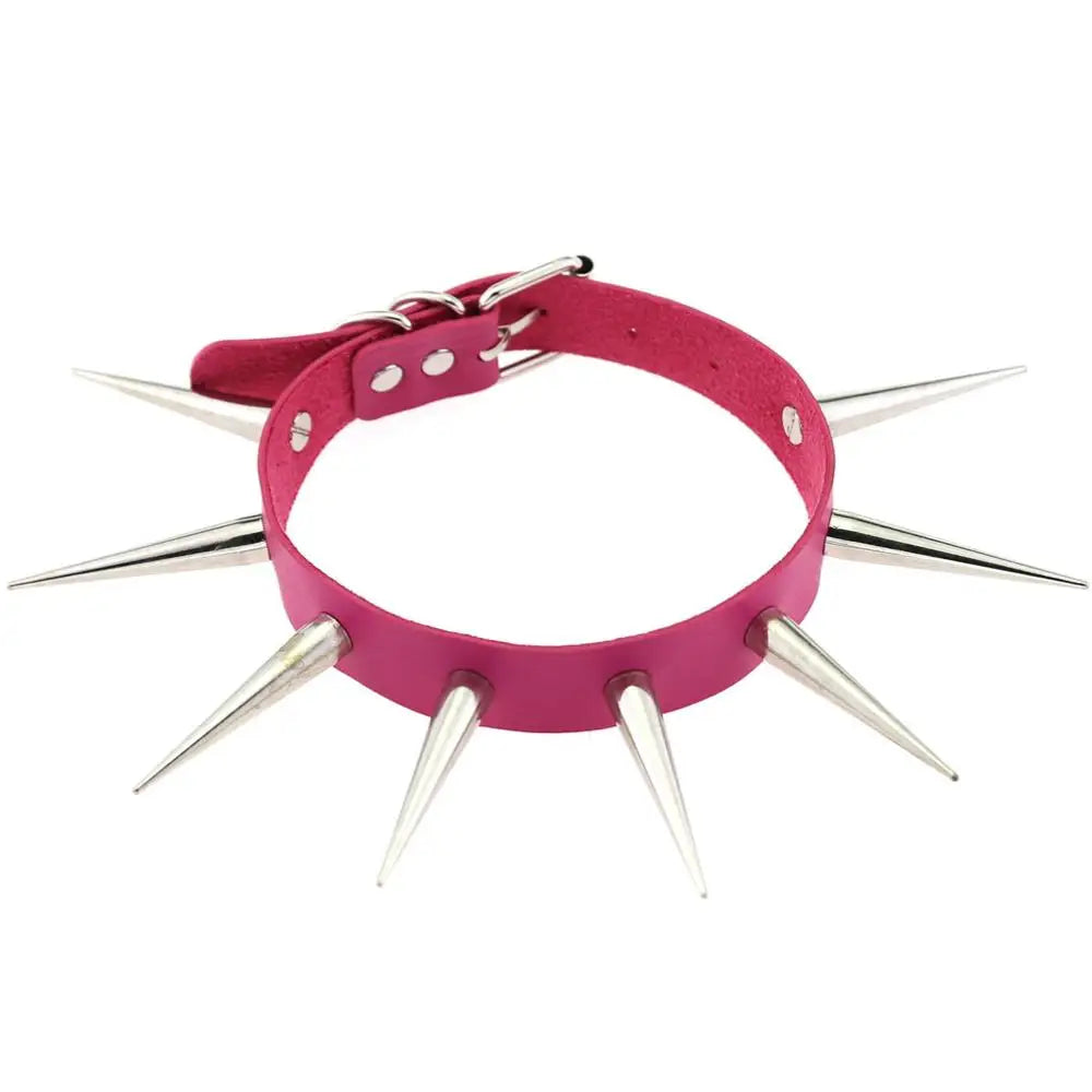 Big Long Spiked Choker