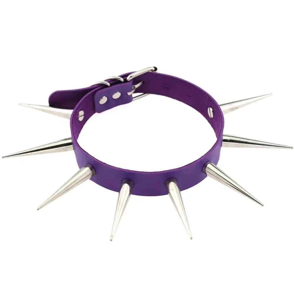 Big Long Spiked Choker