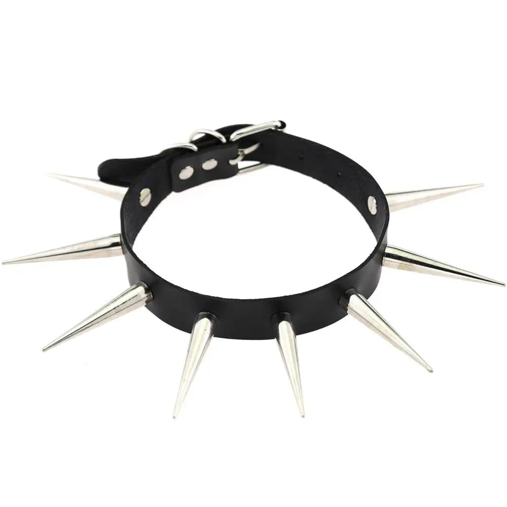 Big Long Spiked Choker