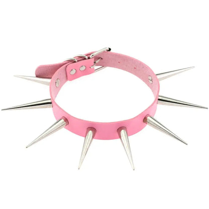 Big Long Spiked Choker