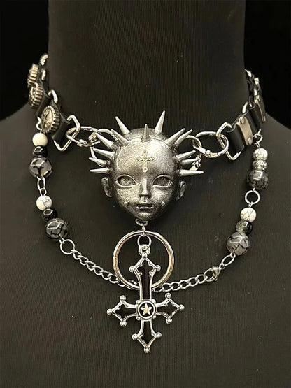 Crist And Anti Necklace