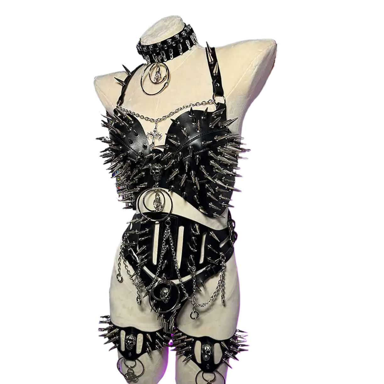 Studded Goth Halter Top