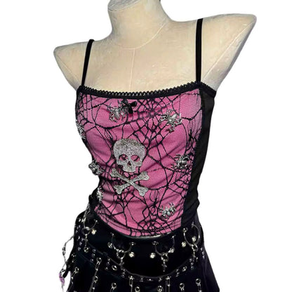 Spider Bow Halter Top