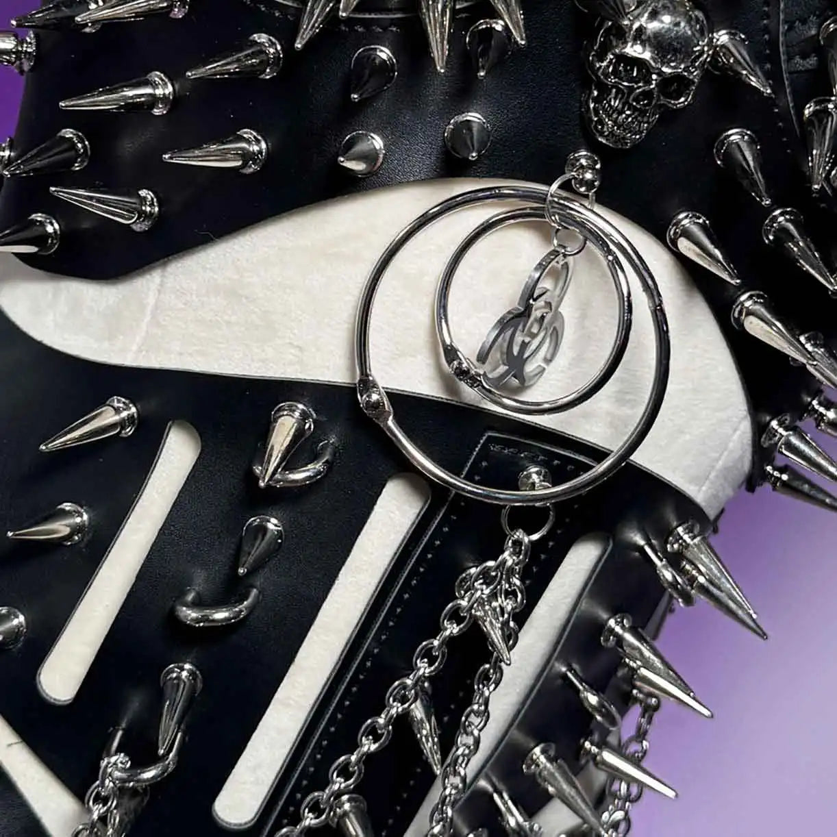 Studded Goth Halter Top