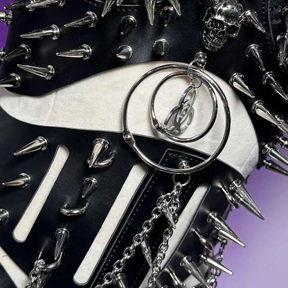 Studded Goth Halter Top