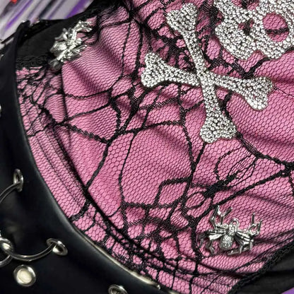 Spider Bow Halter Top