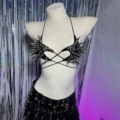 Spiked Goth Top