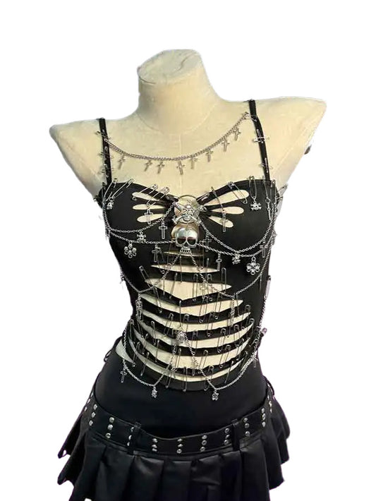 Cross Strap Halter Top