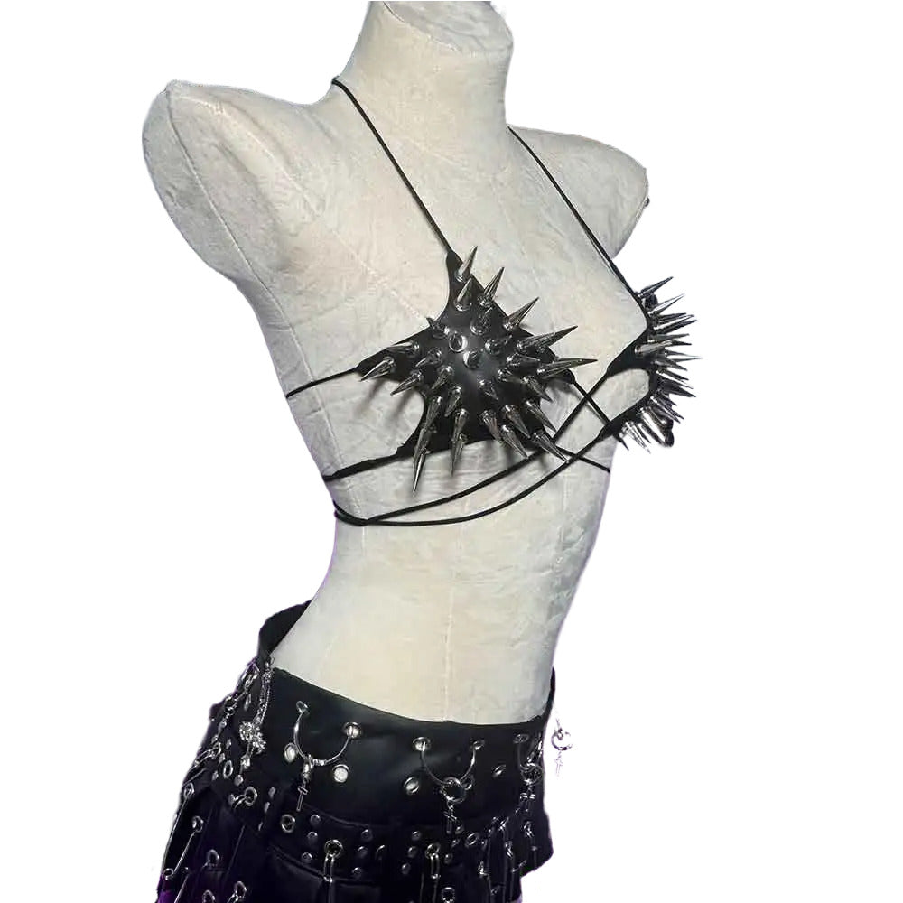 Spiked Goth Top