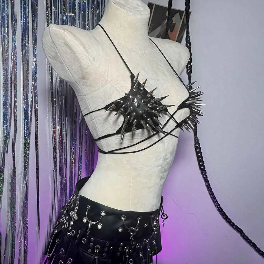 Spiked Goth Top