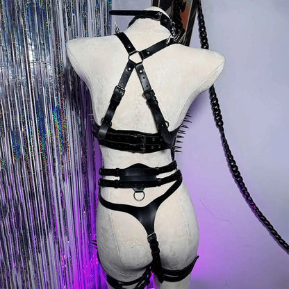 Studded Goth Halter Top