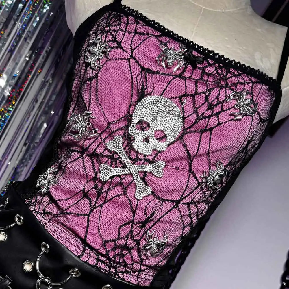 Spider Bow Halter Top