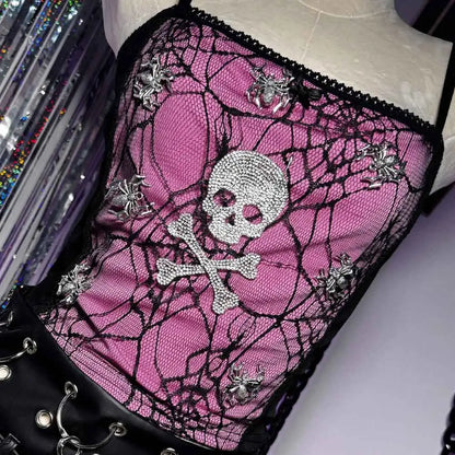 Spider Bow Halter Top