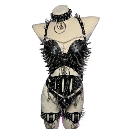 Studded Goth Halter Top