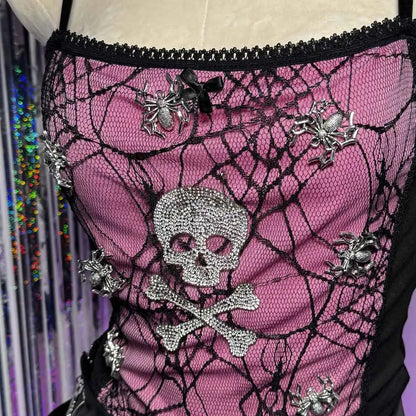 Spider Bow Halter Top