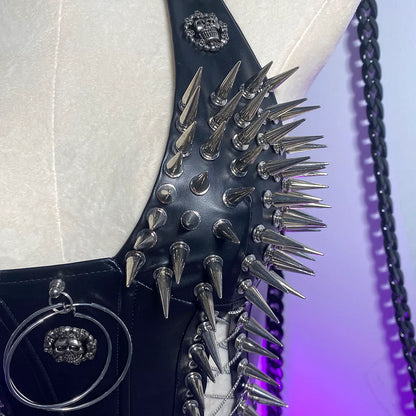 Studded Vegan Top