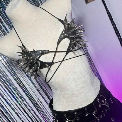Spiked Goth Top