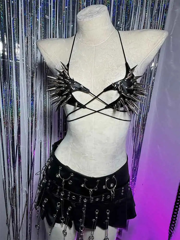 Spiked Goth Top