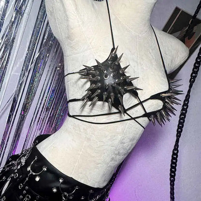 Spiked Goth Top