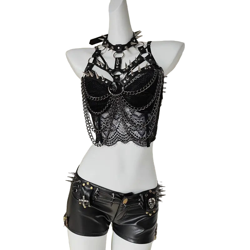 Spicy Set Laced-Top/Shorts