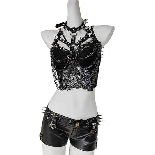 Spicy Set Laced-Top/Shorts