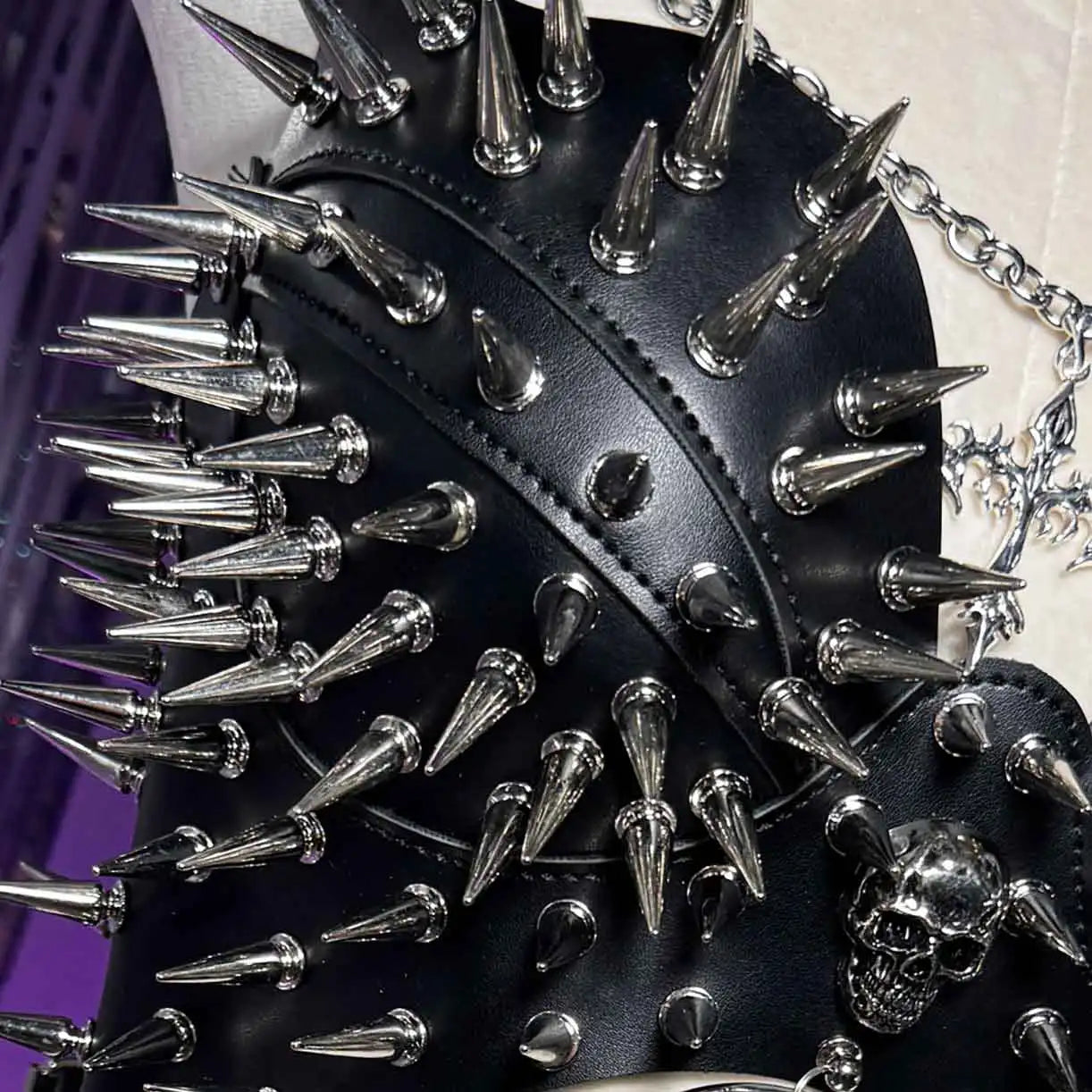 Studded Goth Halter Top